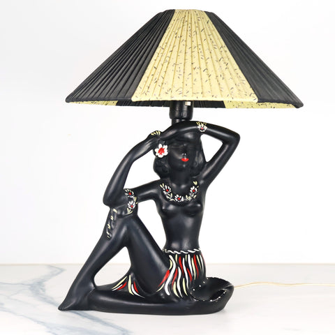 Barsony (Australia) Hawaiian lady lamp model no FL 27 Lamps Coco Retrotique