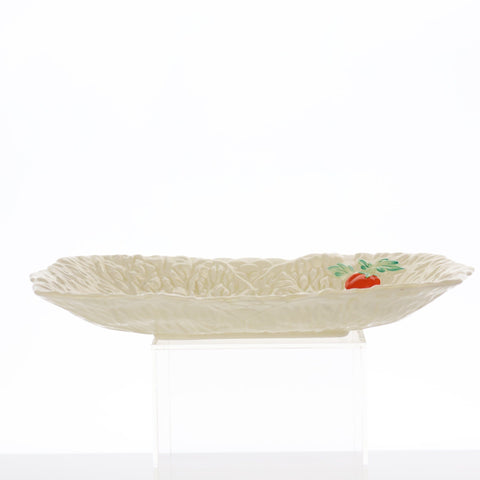 Beswick Ware (England) rectangular cream tomato and cabbage leaf dish Servingware Coco Retrotique