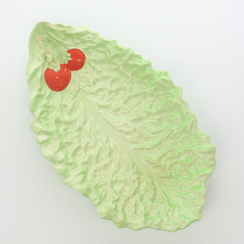 Carlton Ware (Australia) tomato on lettuce leaf oval dish Servingware Coco Retrotique