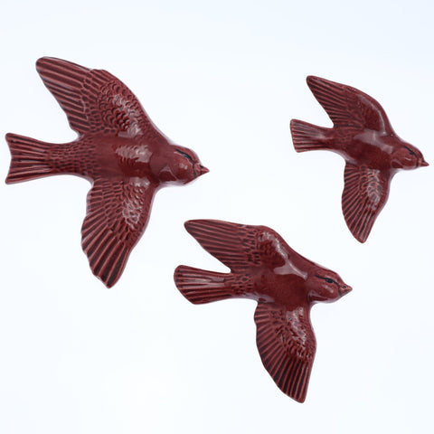 Ceramic birds, wall decor Decor Coco Retrotique