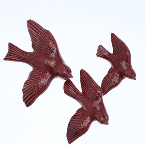 Ceramic birds, wall decor Decor Coco Retrotique
