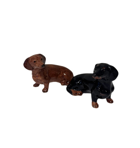 Dachshund salt and pepper shakers
