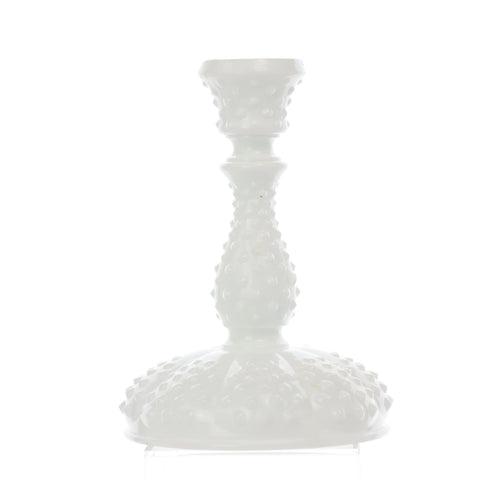 Fenton (USA) hob nail milk glass candleholder Glass Coco Retrotique