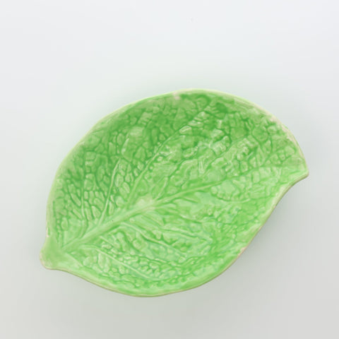 Green leaf dish Servingware Coco Retrotique