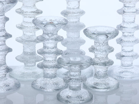 Iittala Festivo Glass Candleholder - Eight rings Candle Stick Holder Coco Retrotique