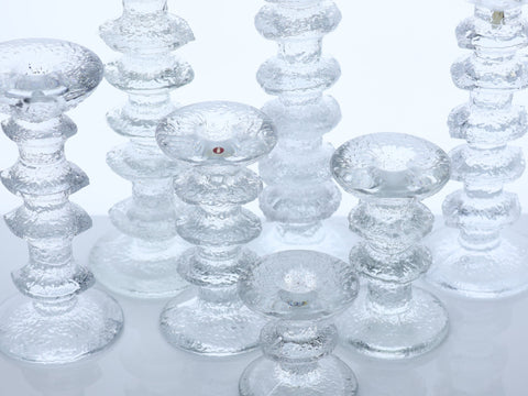 Iittala Festivo Glass Candleholder - One ring Candle Stick Holder Coco Retrotique