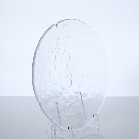 Kosta Boda, Grapes large glass serving plate Plate Coco Retrotique