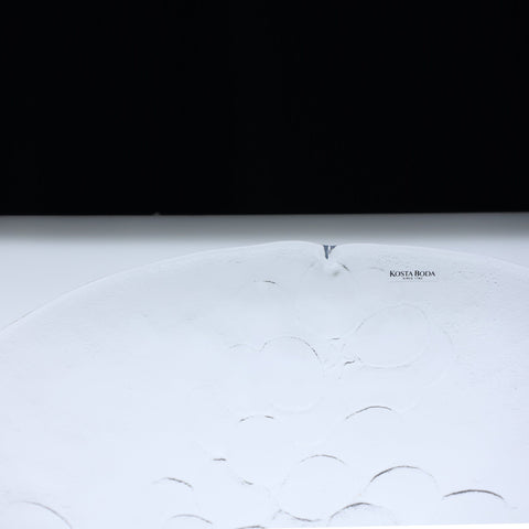 Kosta Boda, Grapes large glass serving plate Plate Coco Retrotique