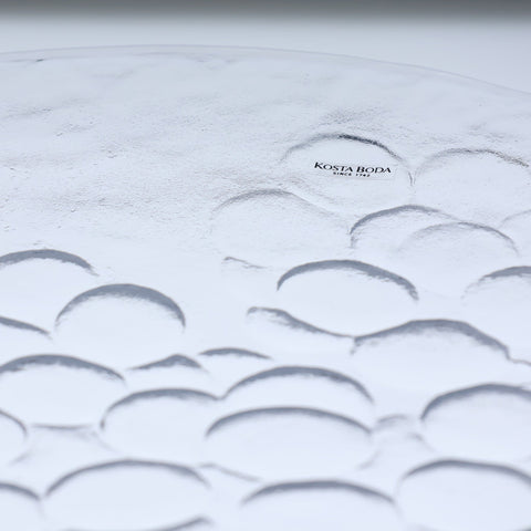 Kosta Boda, Grapes large oval glass serving plate Plate Coco Retrotique