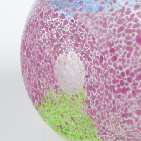 Kosta Boda (Sweden) pink spotted vase designed by Ulrica Hydman-Vallien Glass Coco Retrotique