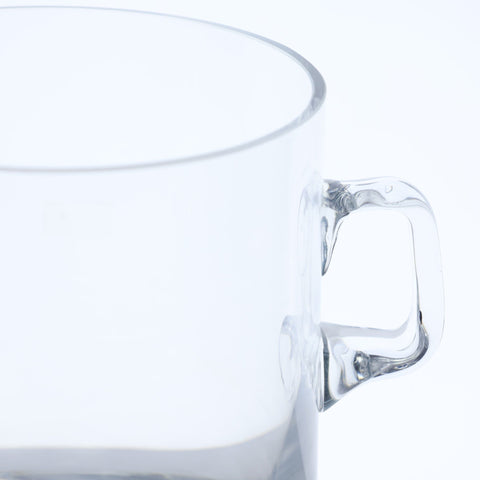 Krosno (Poland) glass ice bucket with 2 handles Drinkware and Barware Coco Retrotique