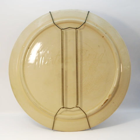 Martin Boyd, large plate - Two milk maids Plate Coco Retrotique