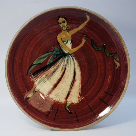 Martin Boyd, medium plate - Ballerina in white dress Plate Coco Retrotique