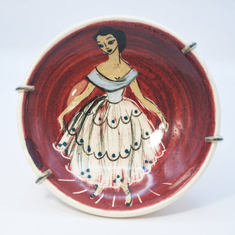 Martin Boyd, small plate - Ballerina Plate Coco Retrotique
