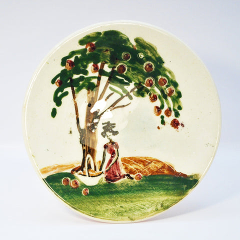 Martin Boyd, small plate - Lady under apple tree Plate Coco Retrotique
