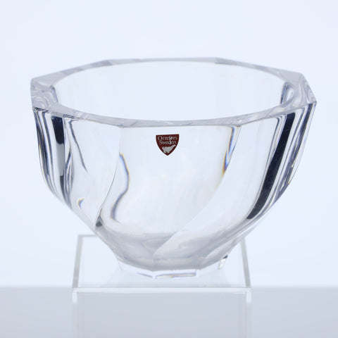 Orrefors Sweden, crystal bowl Glass Coco Retrotique