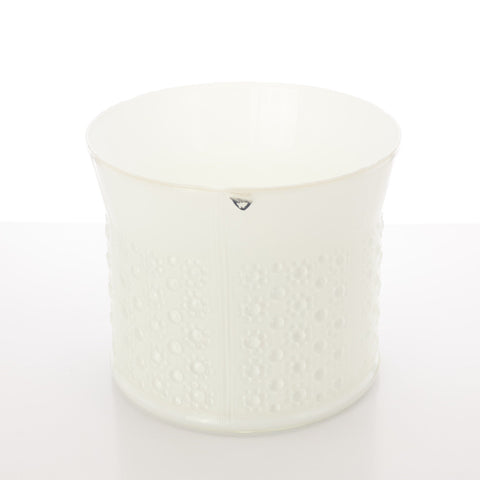 Orrefors (Sweden) white glass bowl Servingware Coco Retrotique