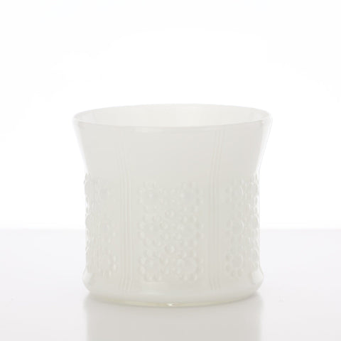 Orrefors (Sweden) white glass bowl Servingware Coco Retrotique