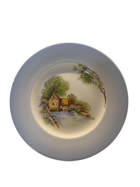 Shelley China (England) Old Mill blue display plate