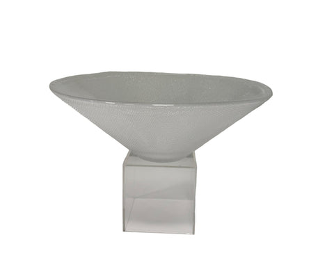 Kosta Boda (Sweden) "Limelight" smaller sized serving bowl 27 cm diameter