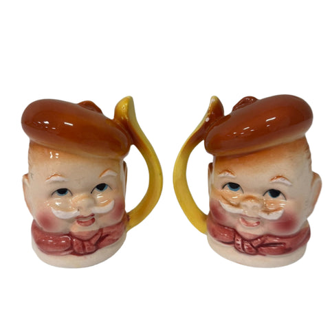 Vintage (Japan) set of Frenchmen salt and pepper shakers