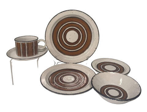 Midwinter (England) Stonehenge Earth Stoneware cup and saucer