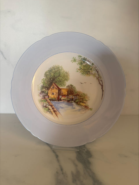 Shelley China (England) Old Mill blue display plate