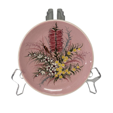 Guy Boyd (Australia) hand-painted wildflower wall plate 15 cm