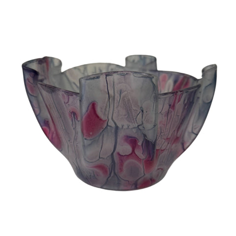 Rueven (Israel) art glass dish