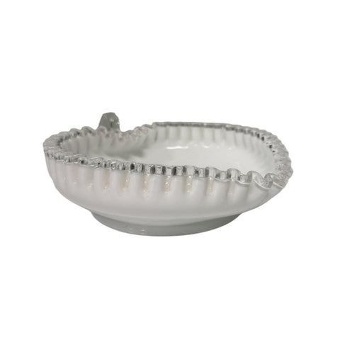 Fenton (United States) ruffled edge candy dish