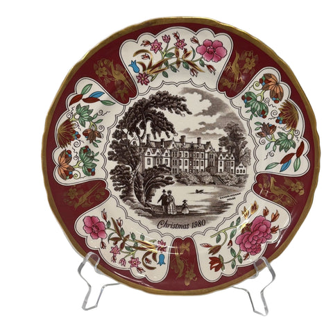 Masons (England) 1980 Christmas plate "Sandringham House"