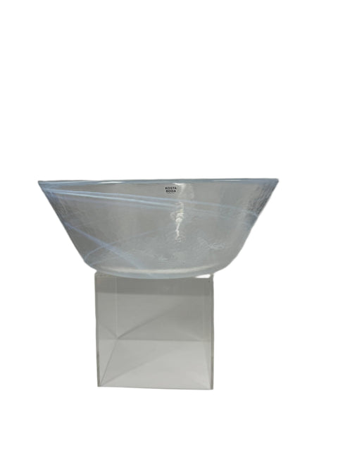 Kosta Boda (Sweden) Ulrica Hydman-Vallien "Mine" bowl 26 cm diameter (2 available)