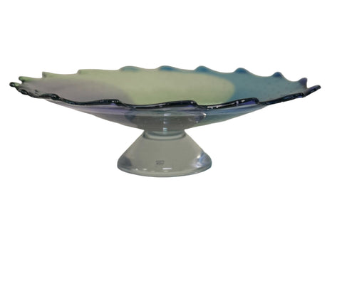 Kosta Boda (Sweden) "Poppy" large dish designed by Kjell Engman