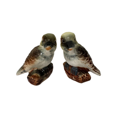 Vintage Kookaburra salt and pepper shakers