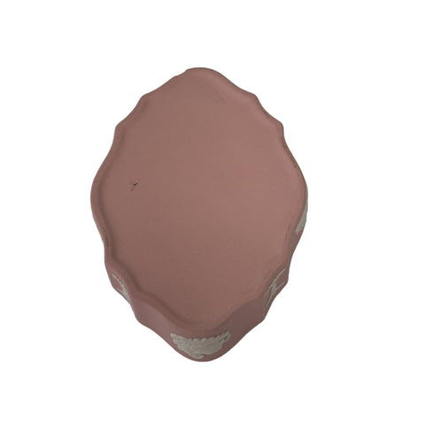 Wedgwood (England) Jasperware pink oval trinket box