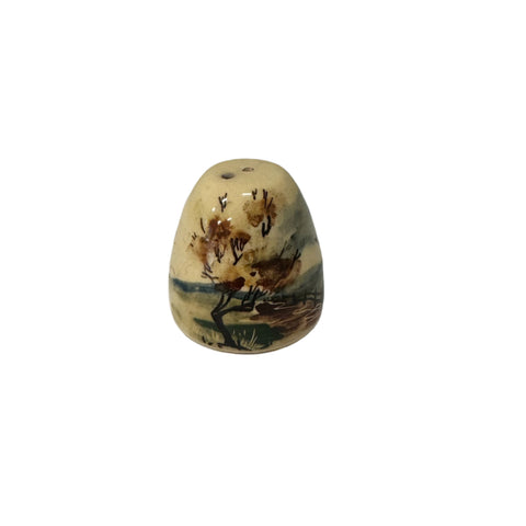 Australian pottery hand painted salt shaker