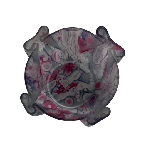 Rueven (Israel) art glass dish