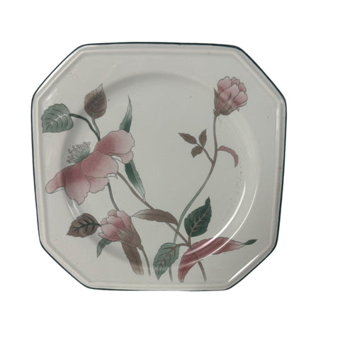 Mikasa (Japan) "Silk Flowers" pattern bread and butter plate