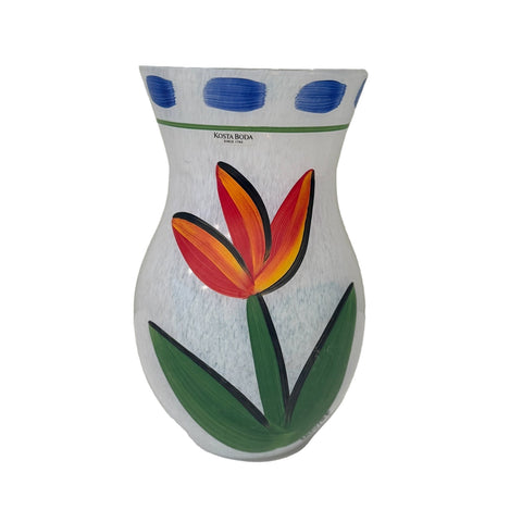 Kosta Boda (Sweden) "Tulip" Ulrica Hydman art glass vase