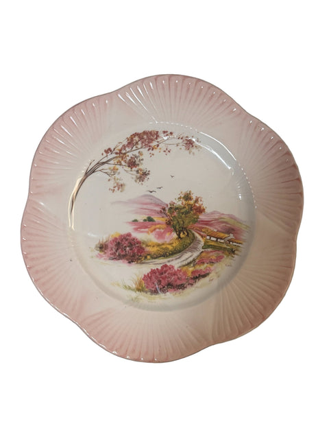 Shelley China (England) Old Ireland pink display plate