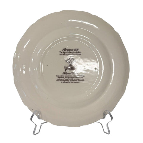Masons (England) 1976 Christmas plate "Holyrood House"