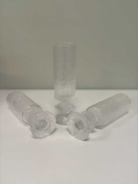 Iittala (Finland) "Senator" set of three champagne glasses