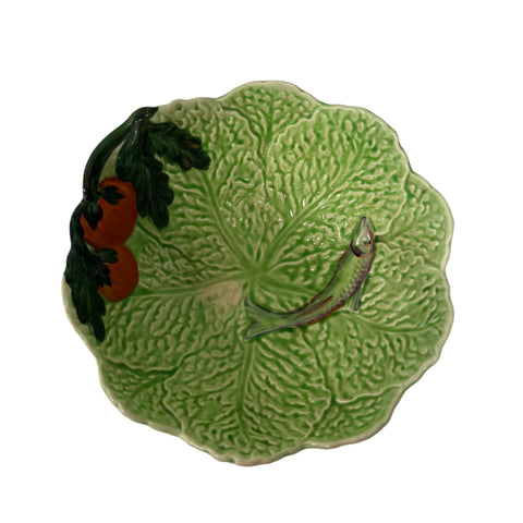 Wade Heath (England) Cabbage serving bowl with tomatoes and fish