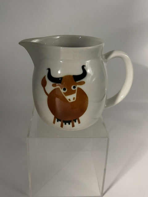 Arabia (Finland) Kaj Franck MCM brown cow milk jug