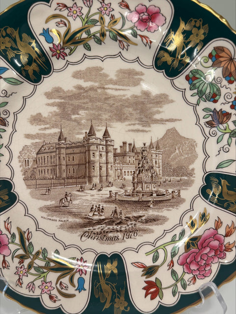 Masons (England) 1976 Christmas plate "Holyrood House"