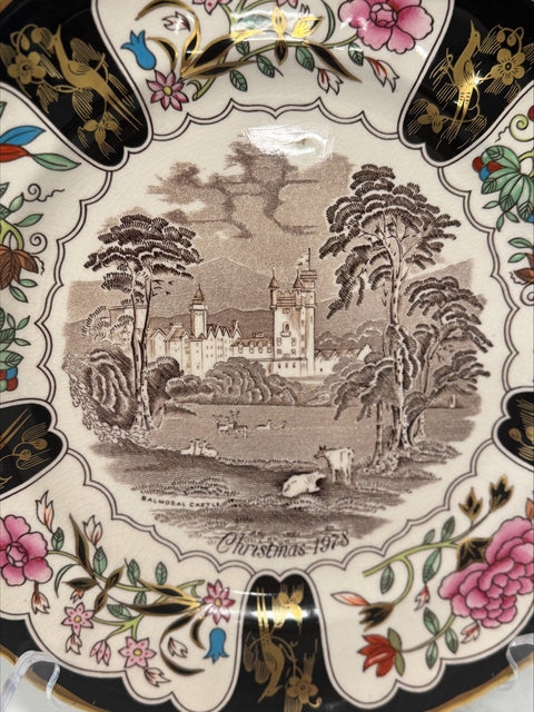 Masons (England) 1978 Christmas plate "Balmoral Castle"