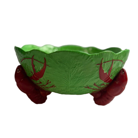 Crown Devon (England) lobster design salad bowl