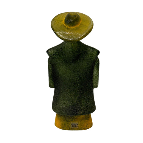 Kosta Boda (Sweden) Kjell Engman Catwalk "Poncho" glass figurine 7090555