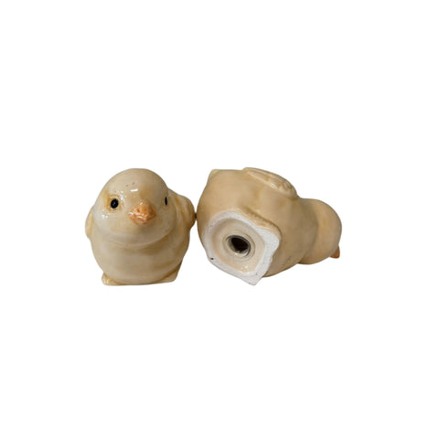 Vintage baby chicken salt and pepper shakers
