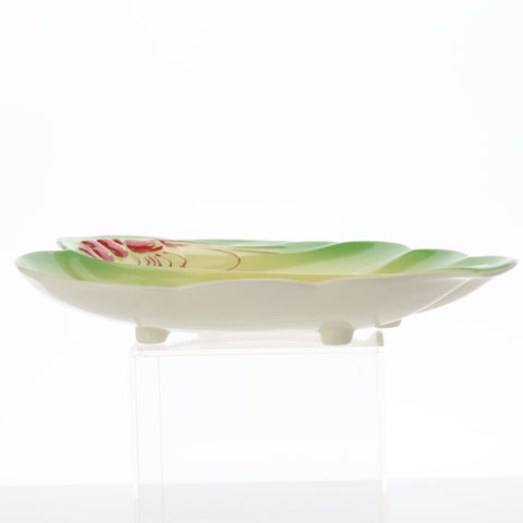 Royal Winton (England)green leaf shaped dish with lobster motif Servingware Coco Retrotique